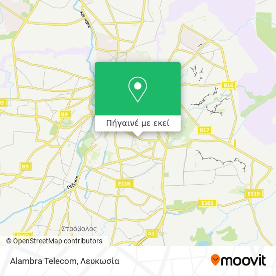 Alambra Telecom χάρτης