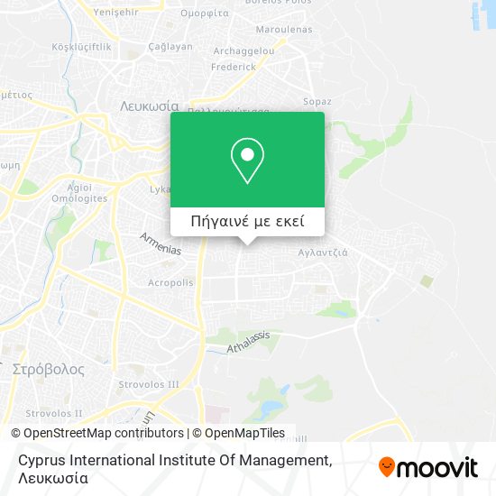 Cyprus International Institute Of Management χάρτης