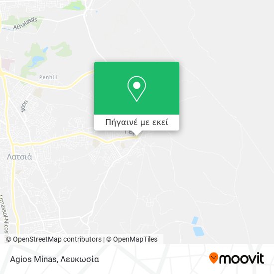 Agios Minas χάρτης