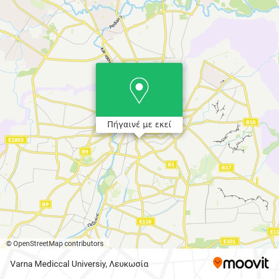 Varna Mediccal Universiy χάρτης