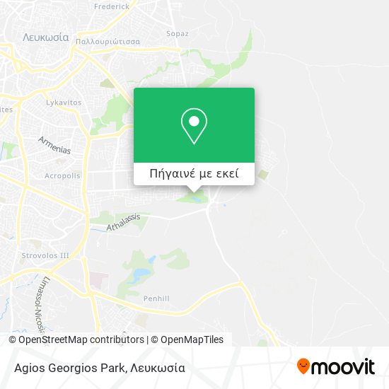 Agios Georgios Park χάρτης