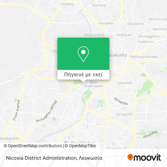 Nicosia District Administration χάρτης