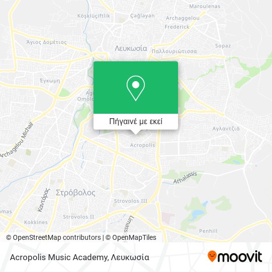 Acropolis Music Academy χάρτης
