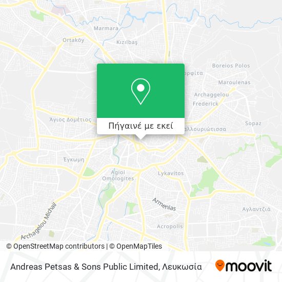 Andreas Petsas & Sons Public Limited χάρτης