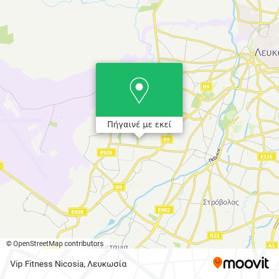Vip Fitness Nicosia χάρτης