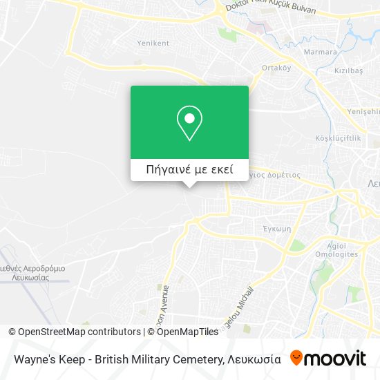 Wayne's Keep - British Military Cemetery χάρτης