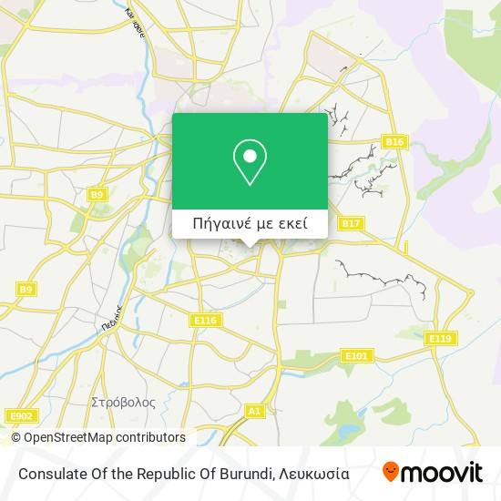 Consulate Of the Republic Of Burundi χάρτης