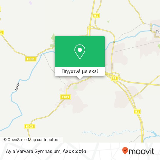 Ayia Varvara Gymnasium χάρτης