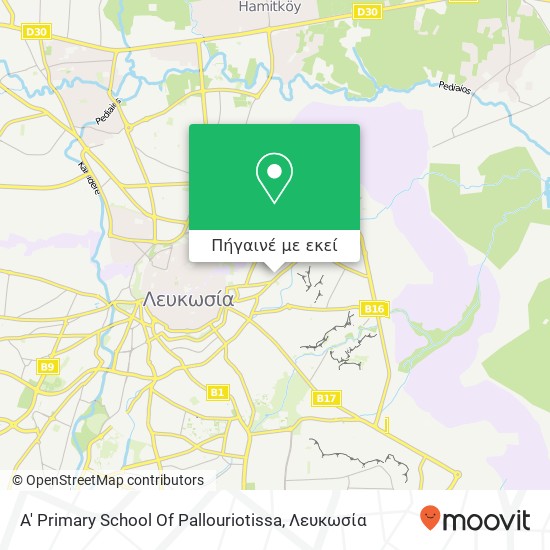 A' Primary School Of Pallouriotissa χάρτης