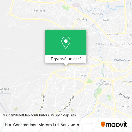 H.A. Constantinou Motors Ltd χάρτης