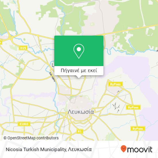 Nicosia Turkish Municipality χάρτης