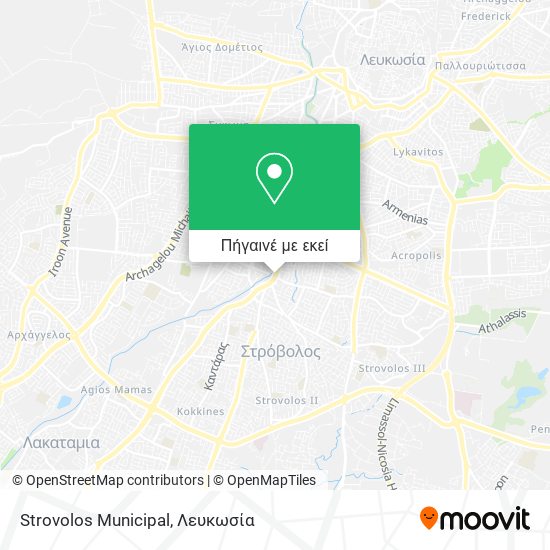 Strovolos Municipal χάρτης