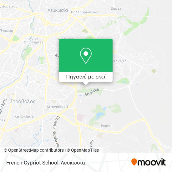 French-Cypriot School χάρτης
