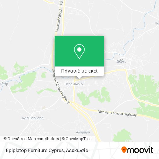 Epiplatop Furniture Cyprus χάρτης