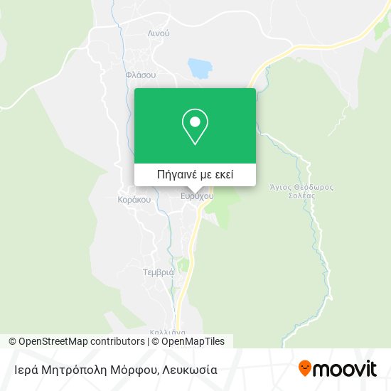 Ιερά Μητρόπολη Μόρφου χάρτης