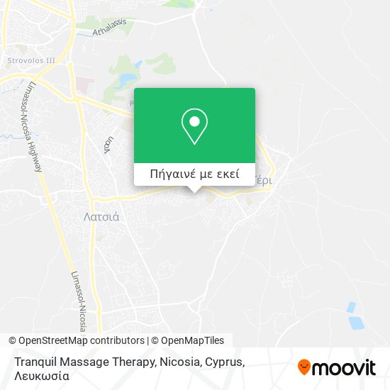 Tranquil Massage Therapy, Nicosia, Cyprus χάρτης