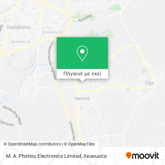 M. A. Photiou Electronics Limited χάρτης