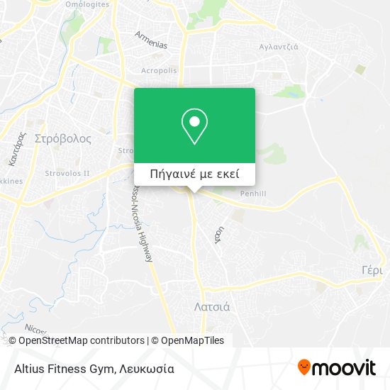 Altius Fitness Gym χάρτης