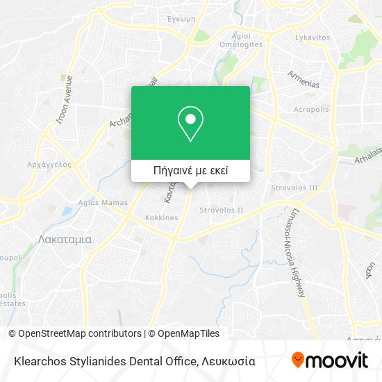 Klearchos Stylianides Dental Office χάρτης