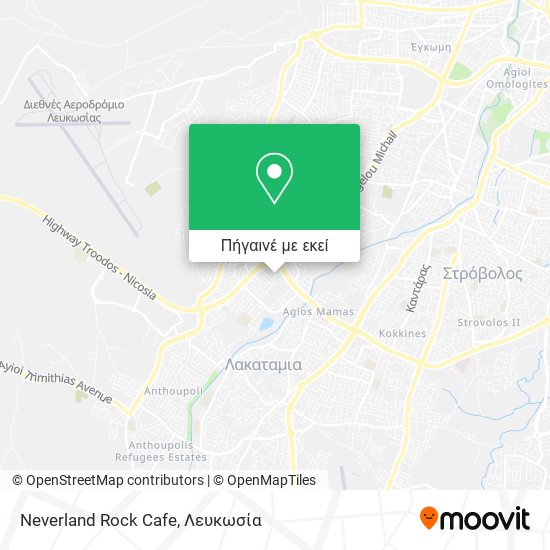 Neverland Rock Cafe χάρτης