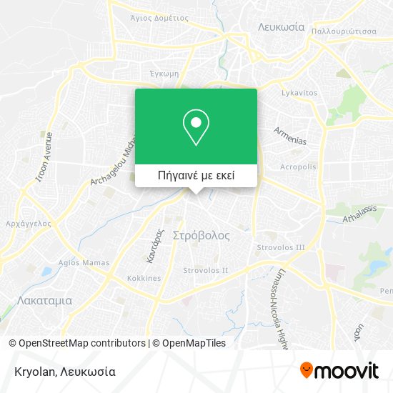 Kryolan χάρτης