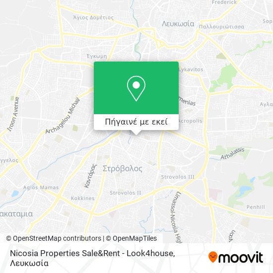 Nicosia Properties Sale&Rent - Look4house χάρτης