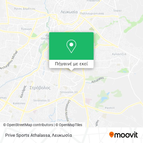 Prive Sports Athalassa χάρτης