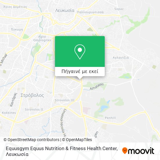 Equusgym Equus Nutrition & Fitness Health Center χάρτης
