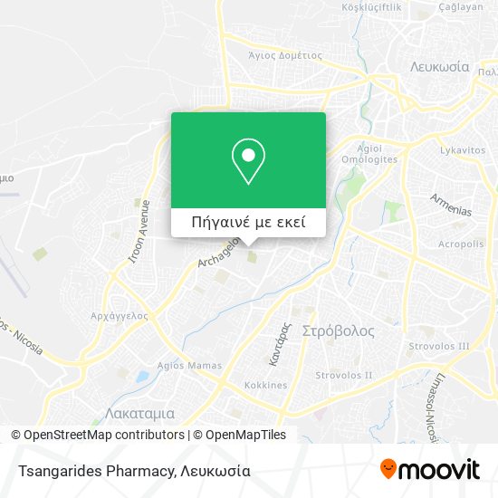Tsangarides Pharmacy χάρτης
