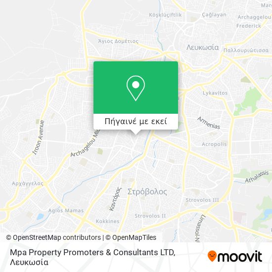Mpa Property Promoters & Consultants LTD χάρτης