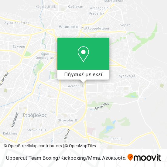 Uppercut Team Boxing / Kickboxing / Mma χάρτης