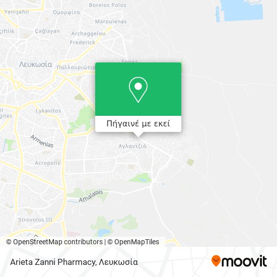 Arieta Zanni Pharmacy χάρτης