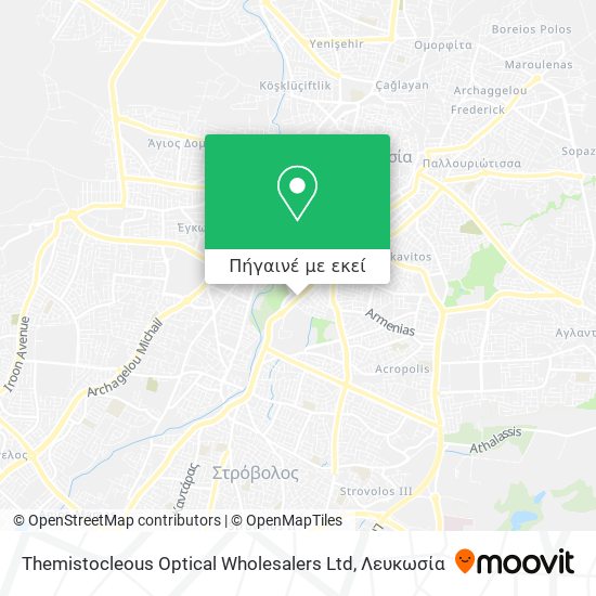 Themistocleous Optical Wholesalers Ltd χάρτης