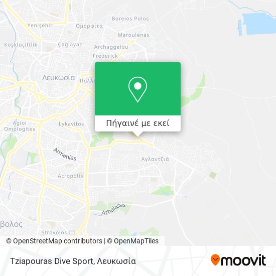 Tziapouras Dive Sport χάρτης