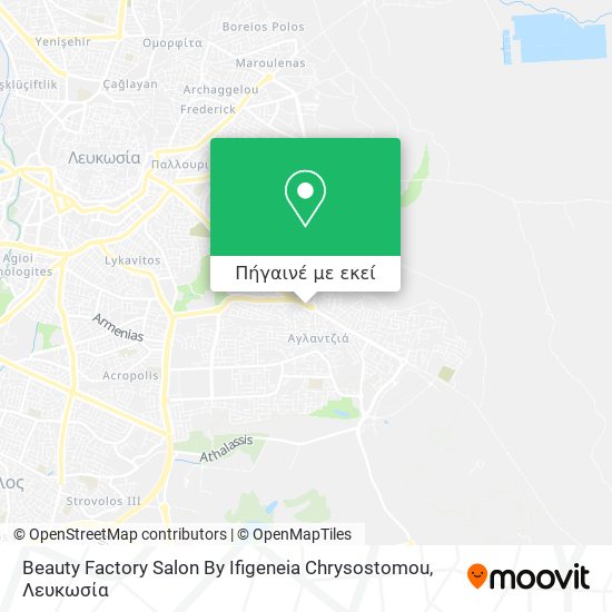 Beauty Factory Salon By Ifigeneia Chrysostomou χάρτης