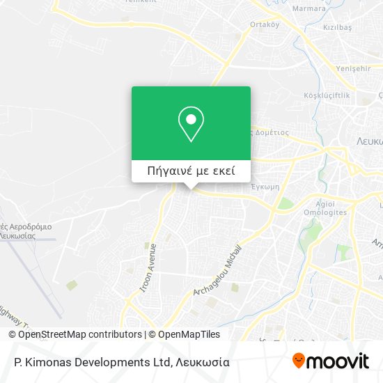 P. Kimonas Developments Ltd χάρτης