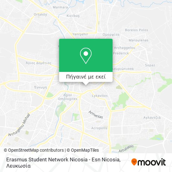 Erasmus Student Network Nicosia - Esn Nicosia χάρτης