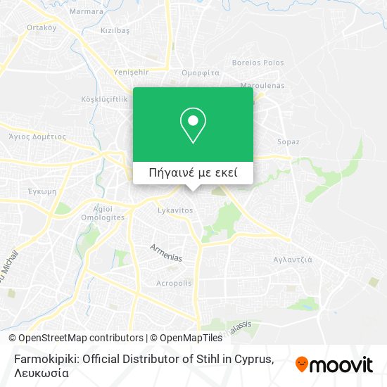 Farmokipiki: Official Distributor of Stihl in Cyprus χάρτης