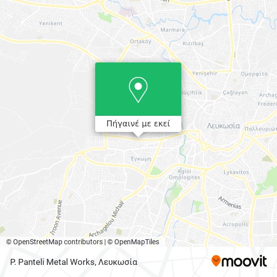 P. Panteli Metal Works χάρτης