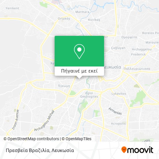 Πρεσβεία Βραζιλία χάρτης