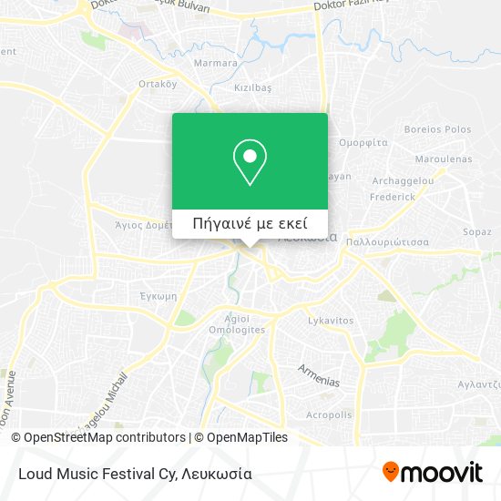 Loud Music Festival Cy χάρτης