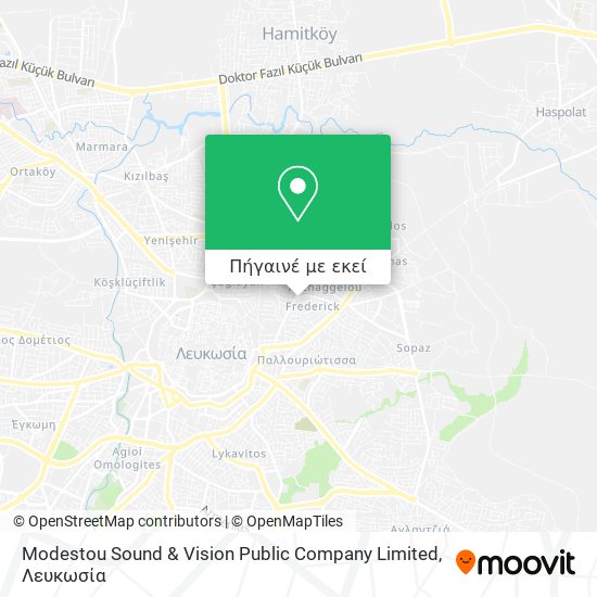 Modestou Sound & Vision Public Company Limited χάρτης