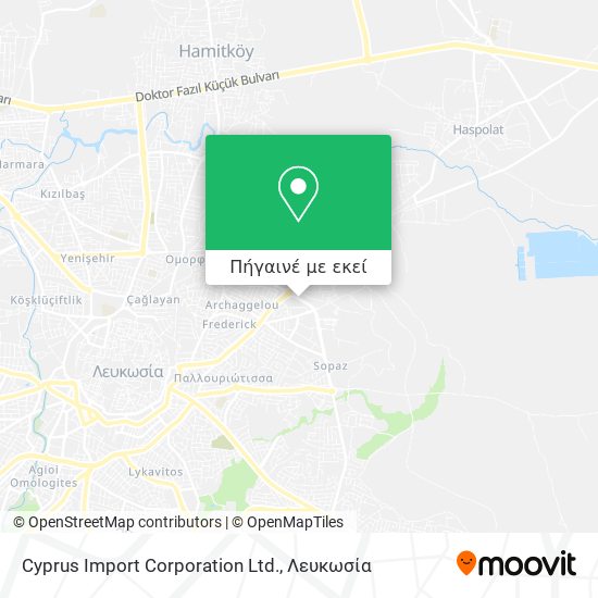 Cyprus Import Corporation Ltd. χάρτης