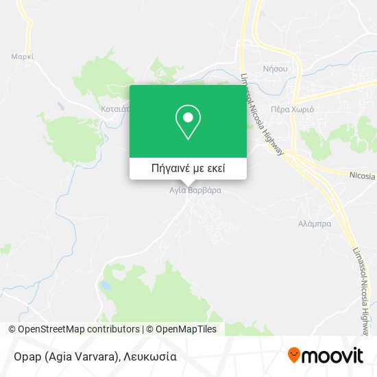 Opap (Agia Varvara) χάρτης