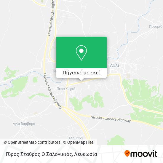 Γύρος Σταύρος Ο Σαλονικιός χάρτης