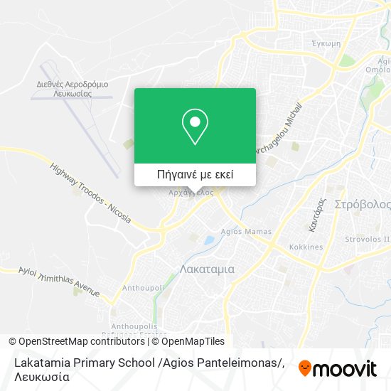 Lakatamia Primary School /Agios Panteleimonas/ χάρτης