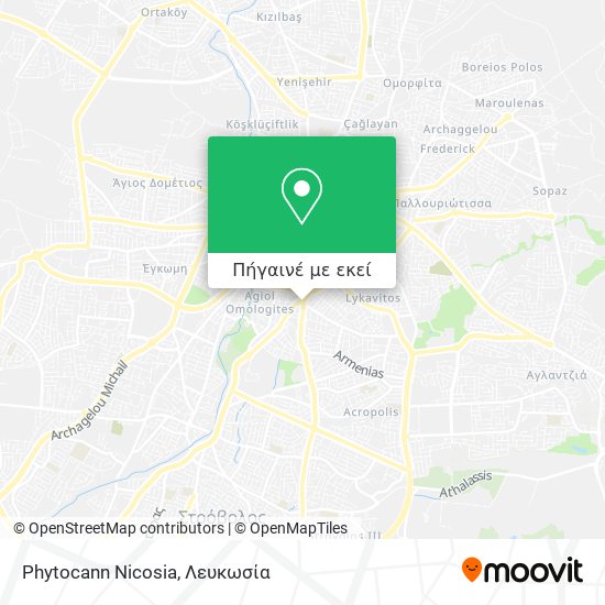 Phytocann Nicosia χάρτης