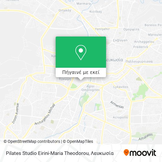 Pilates Studio Eirini-Maria Theodorou χάρτης