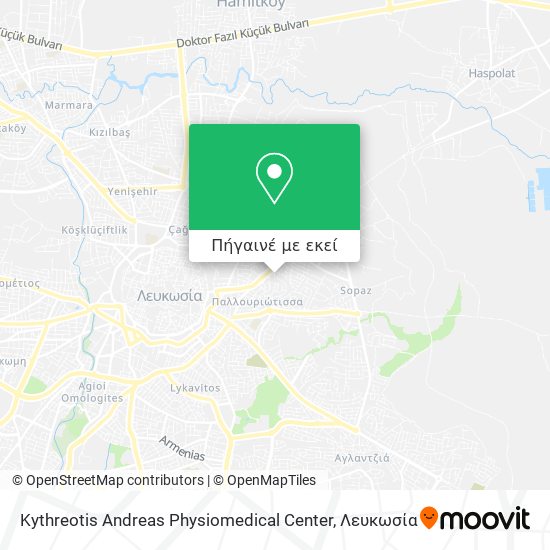 Kythreotis Andreas Physiomedical Center χάρτης