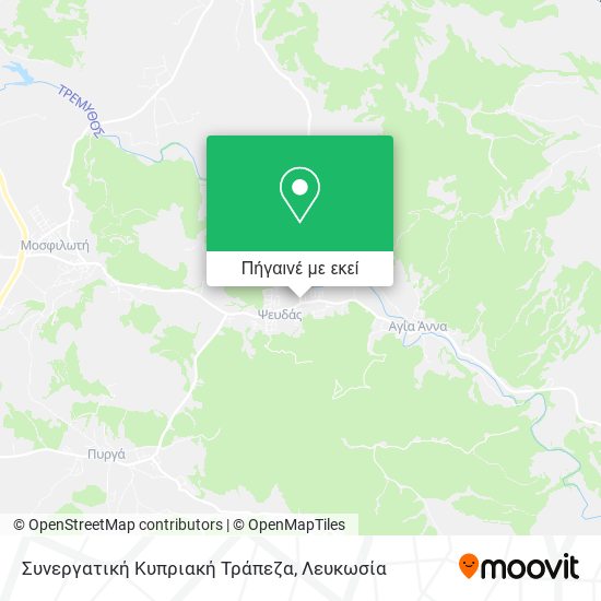Συνεργατική Κυπριακή Τράπεζα χάρτης